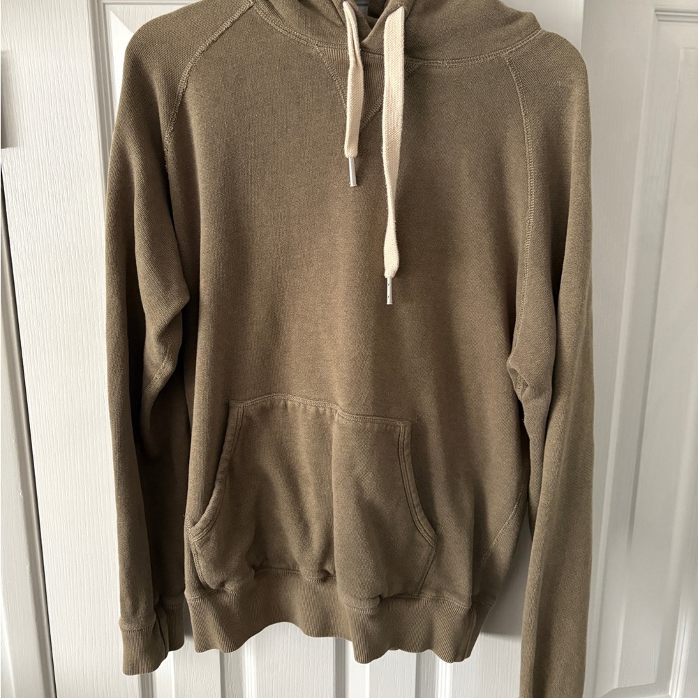 Buck Mason Natural Lightweight Double Slub Sweatshirt L | Like New!